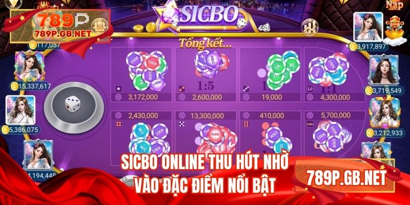 Sicbo online thu hút nhờ vào đặc điểm nổi bật